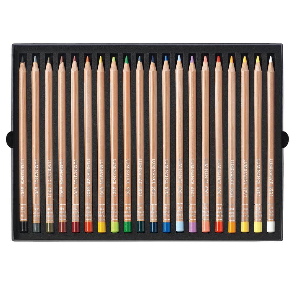 Caran D'Ache Pack of 20 Luminance Pencils